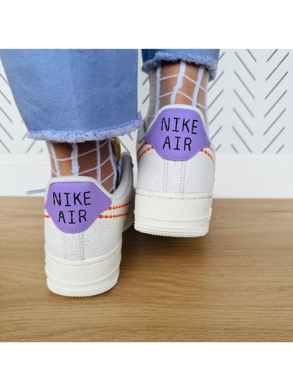 ❤️Nike Air Force 1 '07 SE Low Sz 8.5 Women Retro Shoes Beige Snekear DX2348-100 - Picture 5 of 12